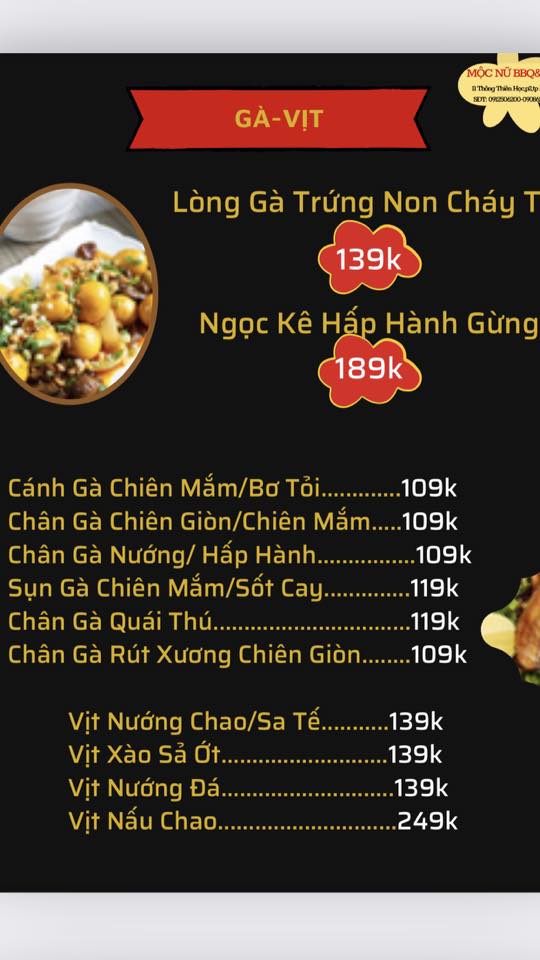 Thực Đơn Nhà Hàng Đa Dạng